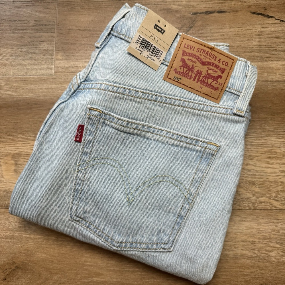 Levi's Light Blue Ankle & Cropped Jeans